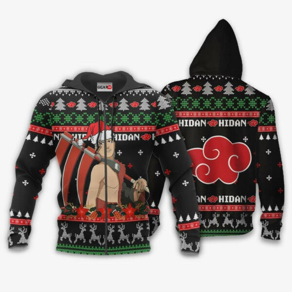 Akatsuki Hida Christmas Naruto Anime 1k433 Cartoon Graphic Outfits Aop 3d Hoodie, Zip Hoodie 68