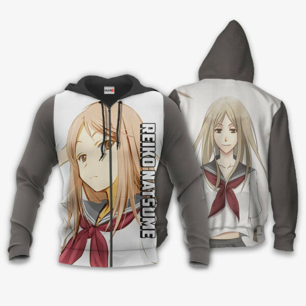 Natsume Yuujinchou Reiko Natsume Anime 3k438 Cartoon 3d Hoodie Zip Hoodie 2355