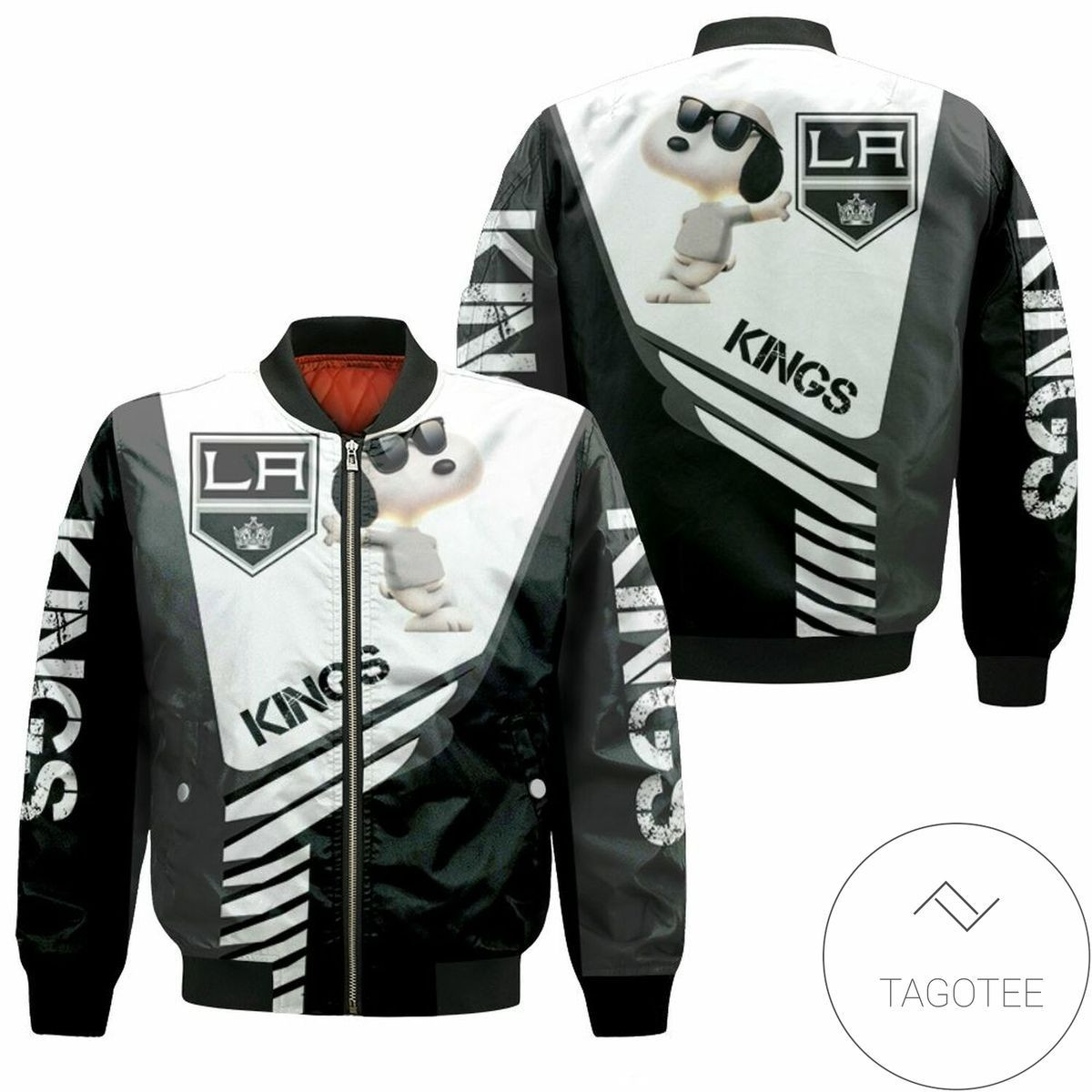 Los Angeles Kings Snoopy For Fans Bomber Jacket