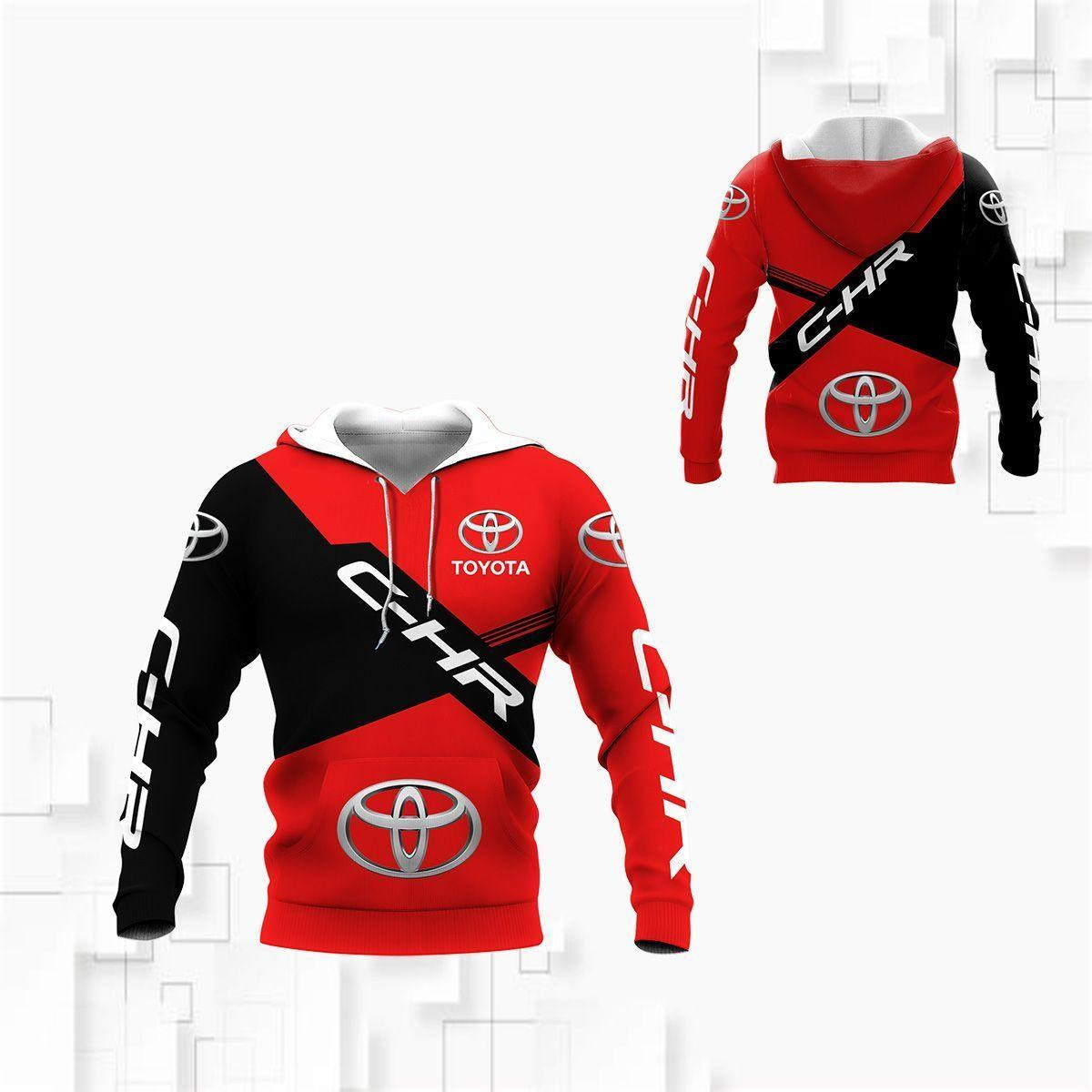 Toyota C-hr Shirt 73, 3d Hoodie Zip Hoodie