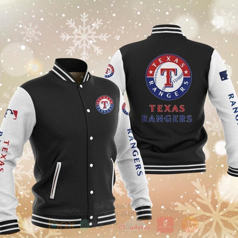 Texas Rangers Black Baseball Jacket