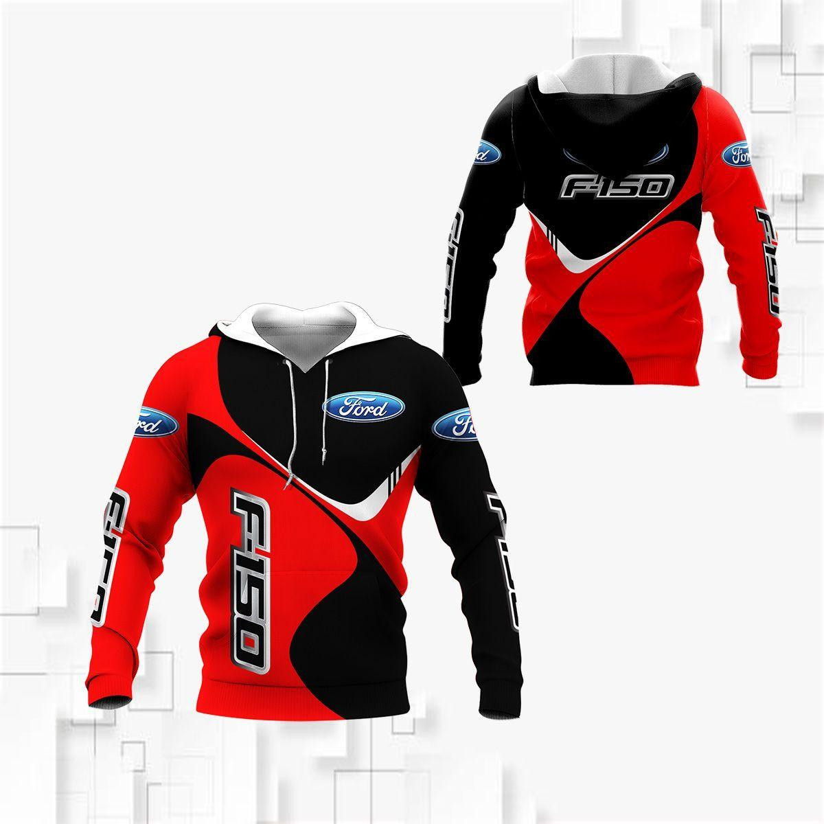 Ford F150 Shirt 330, 3d Hoodie Zip Hoodie