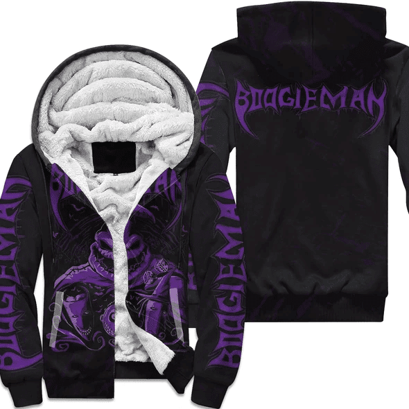 Boogieman Jack Skellington The Nightmare Before Christmas 1k212   Cartoon Graphic Outfits Aop Fleece Jacket