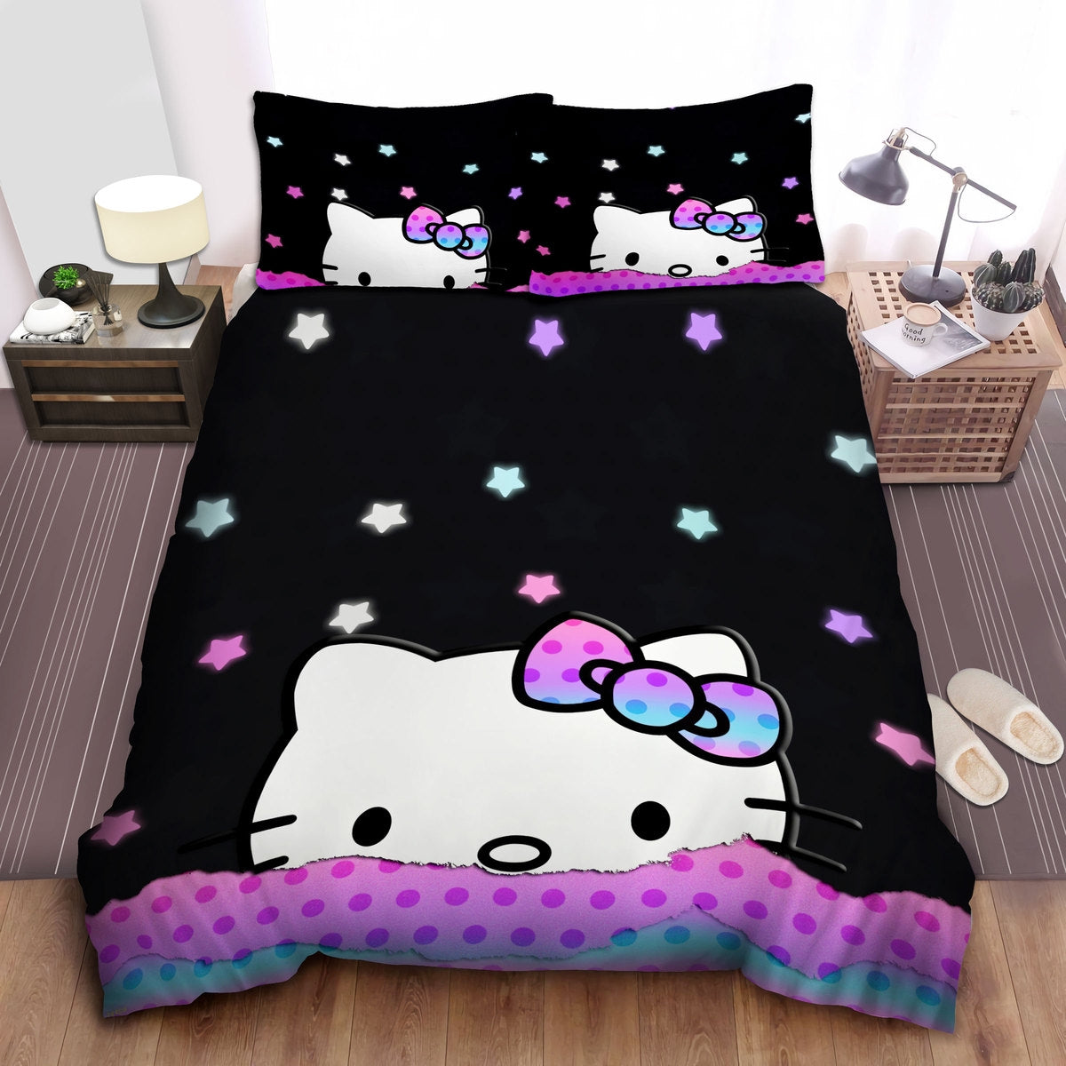 Hello Kitty Bedding Set Hello Kitty Under The Stars Sky Duvet Covers