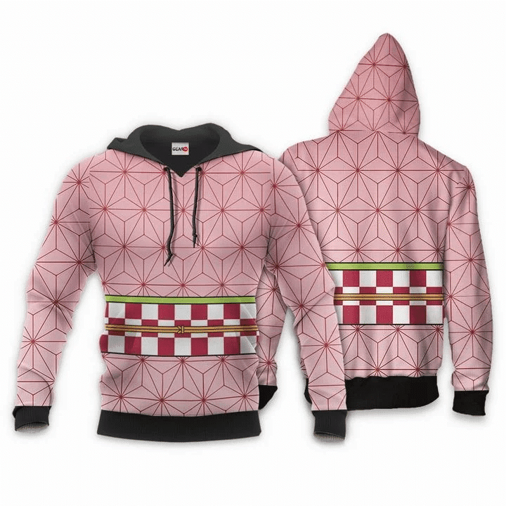 Kamado Nezuko Demon Slayer 3d Hoodie Zip Hoodie