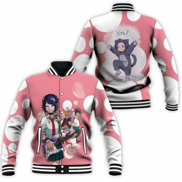My Hero Academia Kyoka Jiroplay Guitar Rock Music Funny Band 6k707 Gift For Fan Baseball Jacket 259