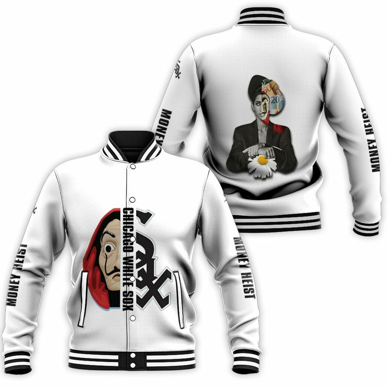 Chicago White Sox Baseball Jacket V4