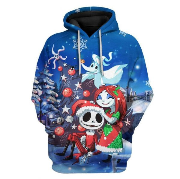 Custom The Nightmare Before Christmas Art Zero 3D All Over Print Hoodie & Zip Hoodie