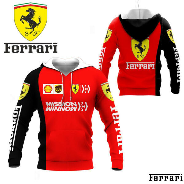 Scuderia Ferrari Luxyry Racing Car 7k979 3d Zip Hoodie Hoodie Ii0 2350