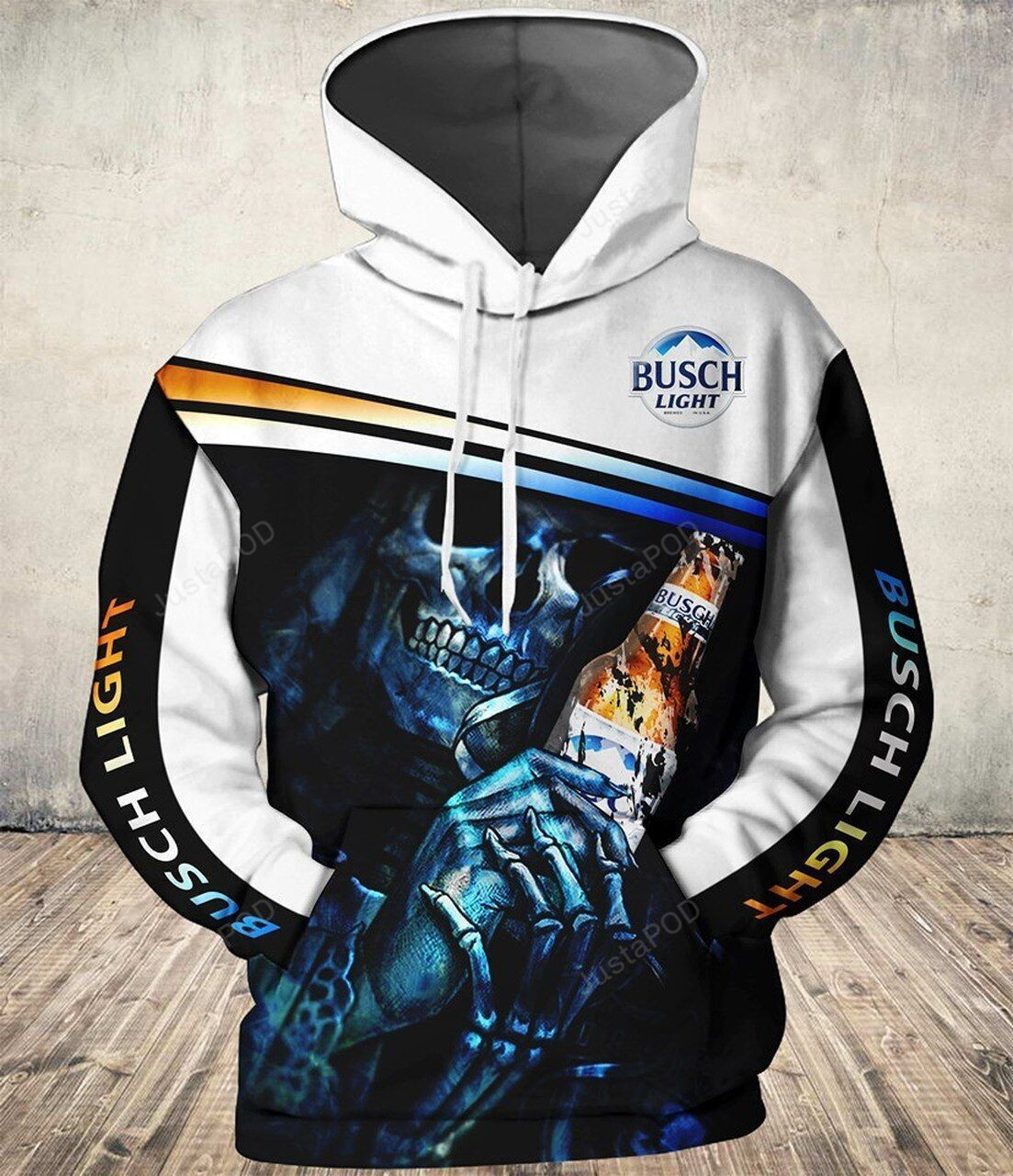 Anheuser Busch Beer Skull Hold 3D All Over Print Hoodie & Zip Hoodie
