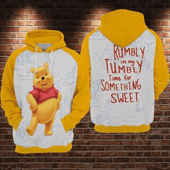 So Lovely Winnie The Pooh World 103 Cartoon Graphic Outfits Aop Hoodie