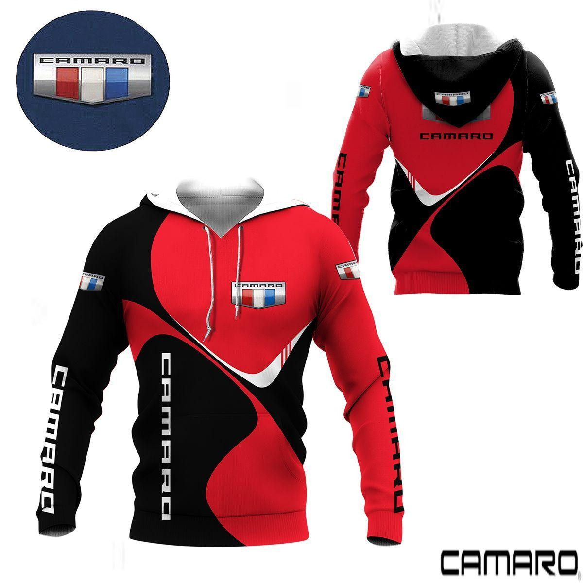 Chevrolet Camaro Shirt 336, 3d Hoodie Zip Hoodie