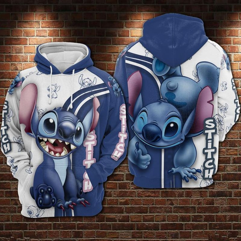 Lilo And Stitch 3d T Shirt Sweatshirt Zip Hoodie Bomber 1065