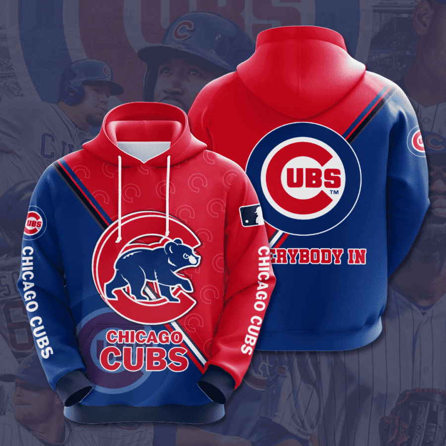 Chicago Cubs 3D All Over Print Hoodie & Zip Hoodie