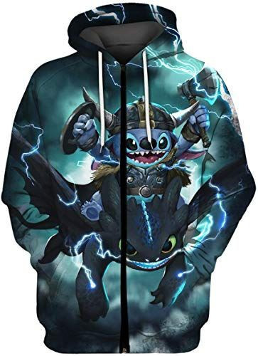 Stitch Art 3D All Over Print Hoodie & Zip Hoodie