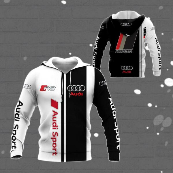 Audi Sport Luxury Car 8k341 3d Zip Hoodie Hoodie Ii0 1664