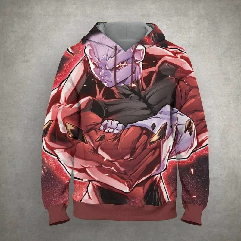 Majim Boo Cartoon Dragon Ball 2 Over Print 3d Hoodie Zip Hoodie