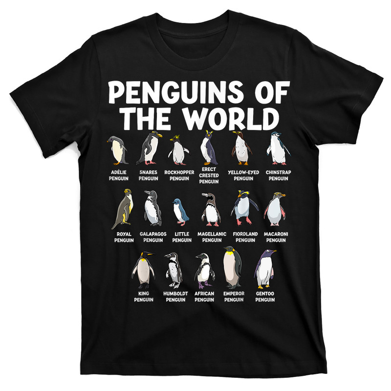 Penguins Of The World T-Shirt