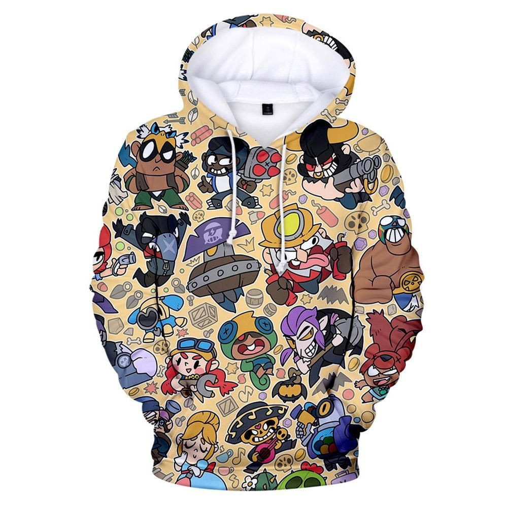 Unisex Brawl Stars 3D All Over Print Hoodie & Zip Hoodie