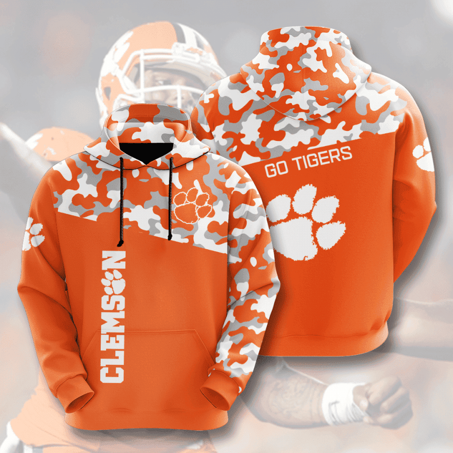 Clemson Tigers 3D All Over Print Hoodie & Zip Hoodie
