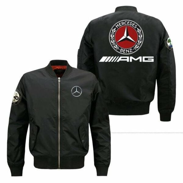 Mercedes Benz Amg Black Bomber Jacket 141