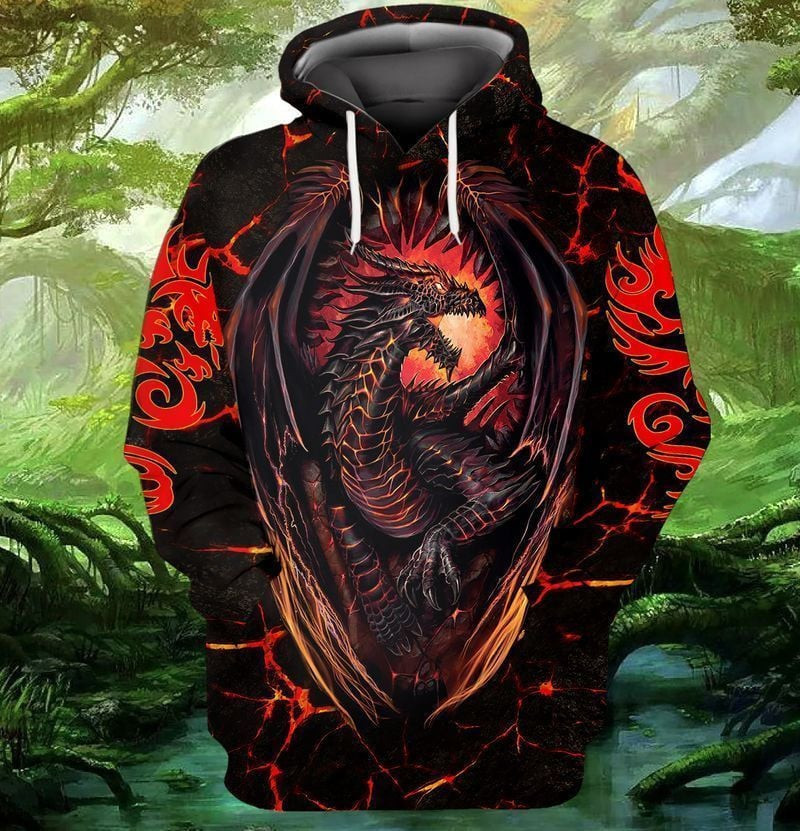 Dragon 6 3d Hoodie Zip Hoodie