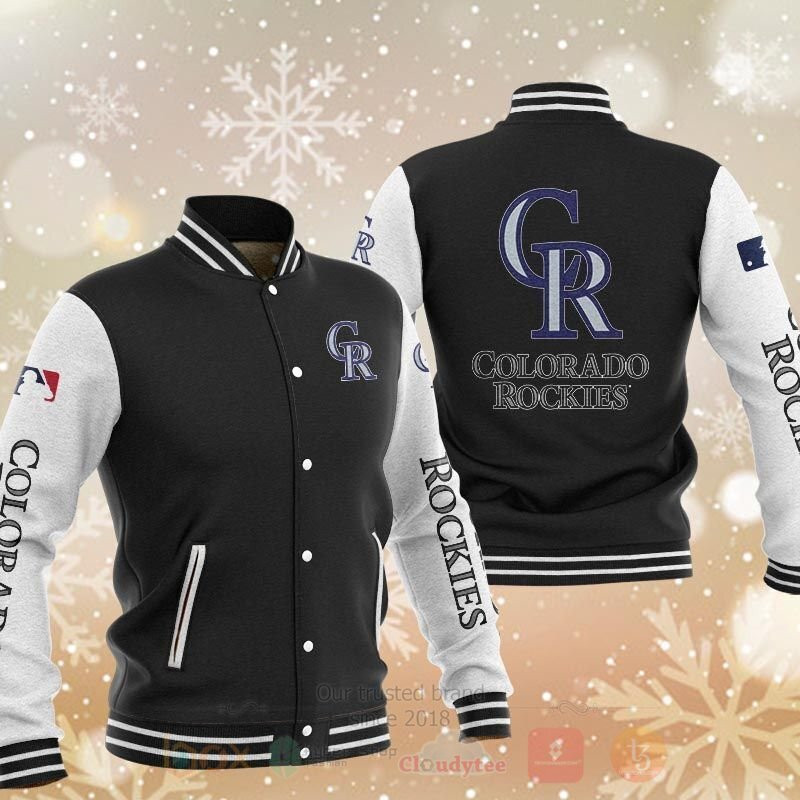 Colorado Rockies Baseball Jacket V4