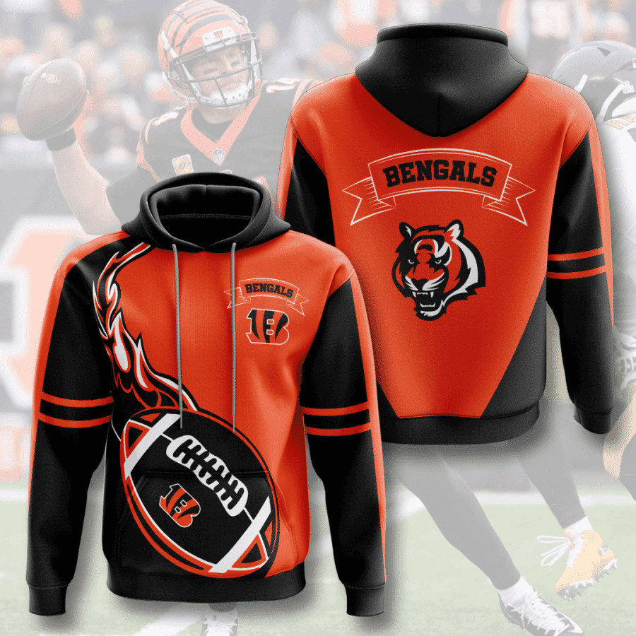 Cincinnati Bengals 3D All Over Print Hoodie & Zip Hoodie
