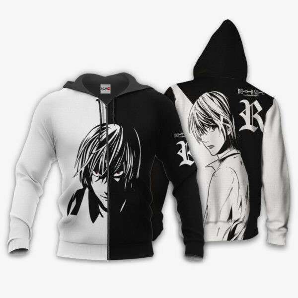 Death Note Light Yagami Anime 3k267 Cartoon 3d Hoodie Zip Hoodie 985