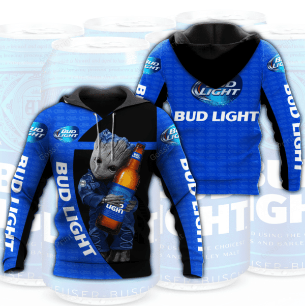 Baby Groot Bud Light Aop Hoodie 1457