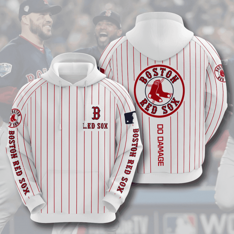 Boston Red Sox 3D All Over Print Hoodie & Zip Hoodie