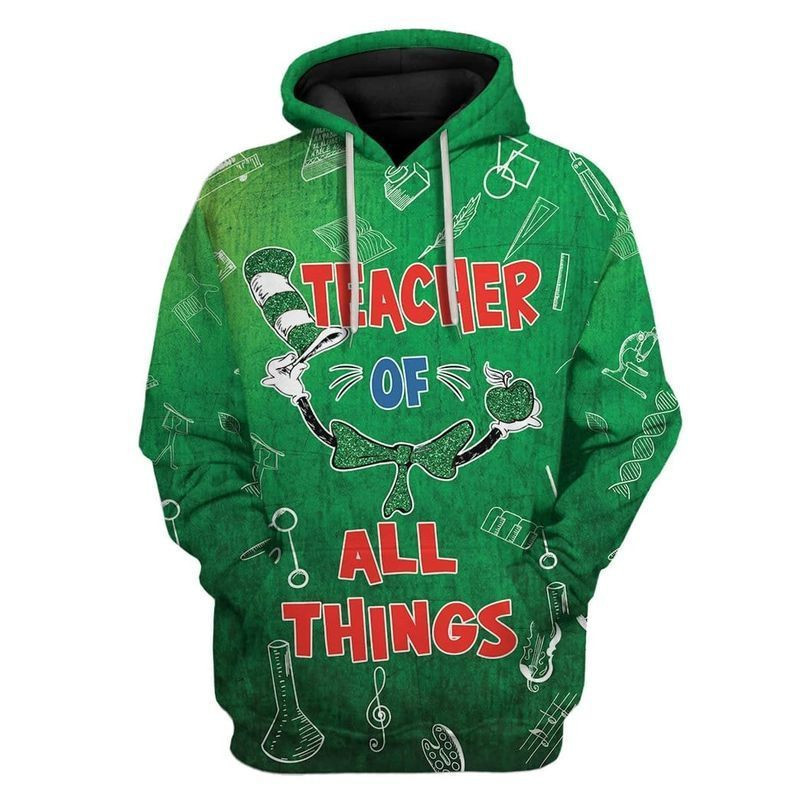 Teacher Of All Things St Patrick’s Day Over Print 3d Hoodie Zip Hoodie