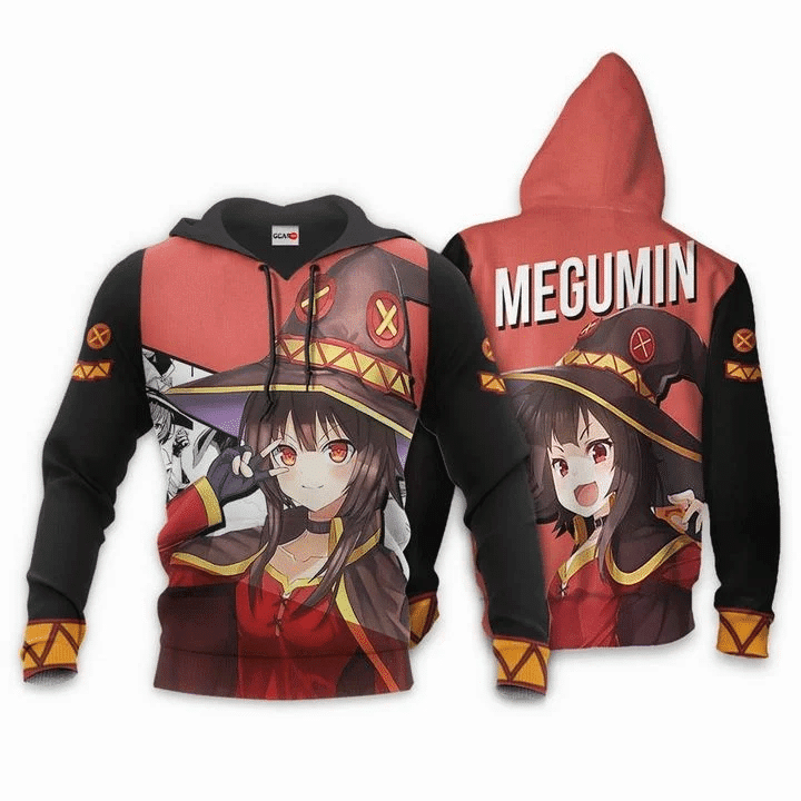 Megumin Konosuba God?s Blessing On This Wonderful World  3d Hoodie Zip Hoodie