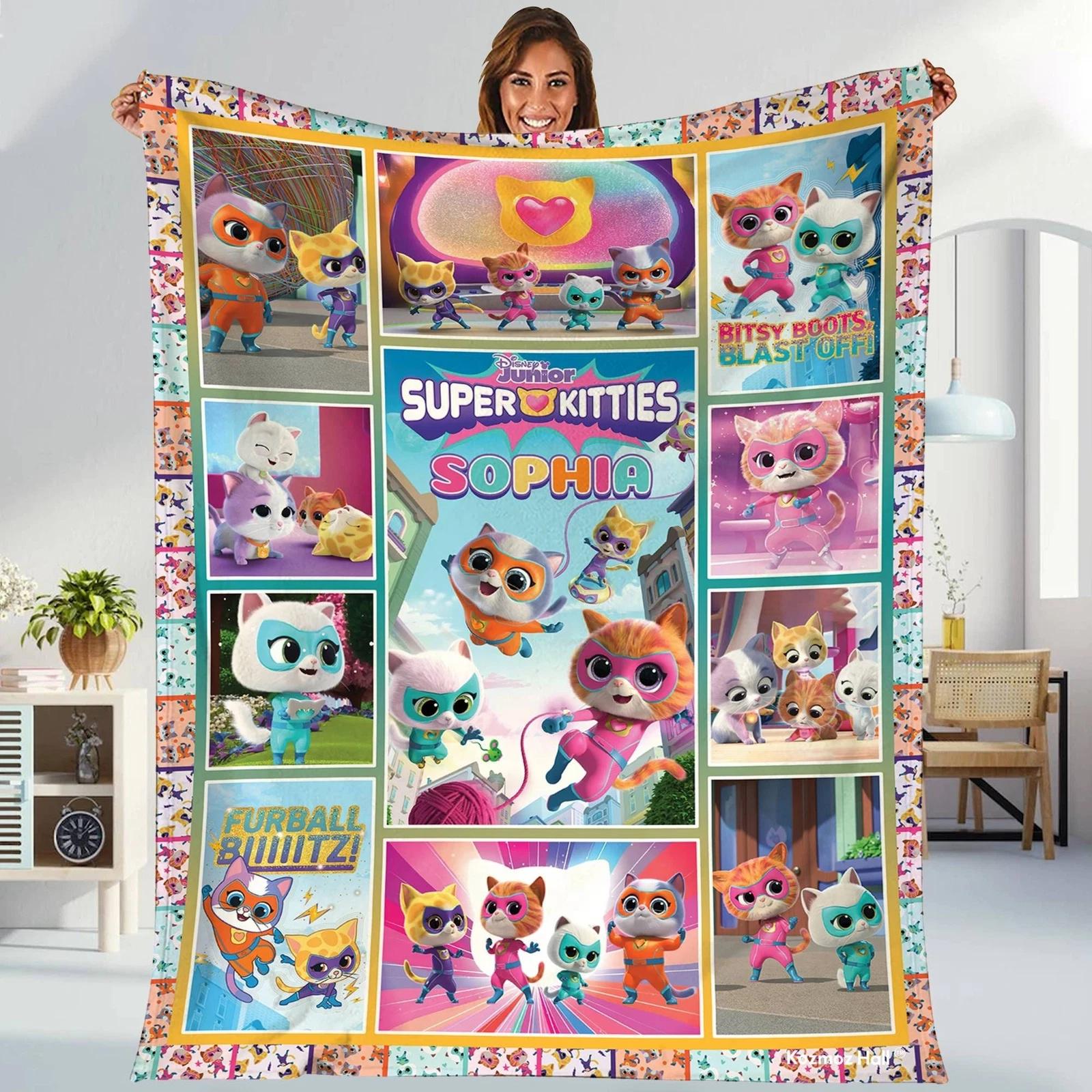 SuperKitties Blanket Super Kitties Fleece Sherpa Blanket