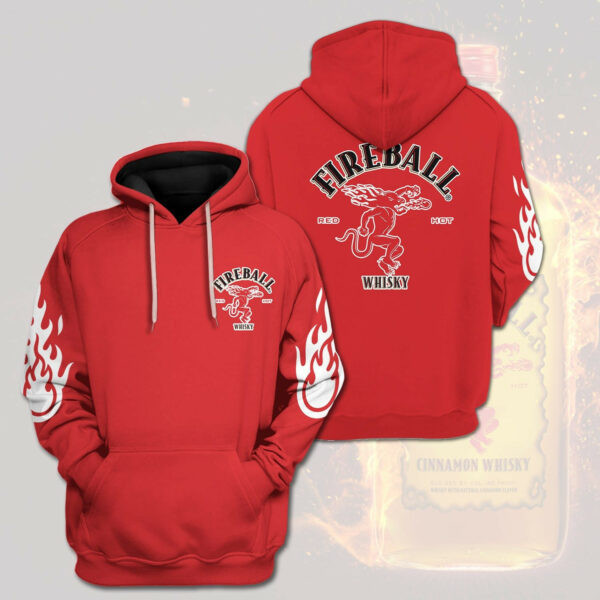 Fireball Whisky Classic 3d Hoodie 1371