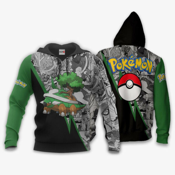 Torterra Anime Pokemon 1k944   Cartoon Graphic Outfits Aop 3d Hoodie Zip Hoodie 2398