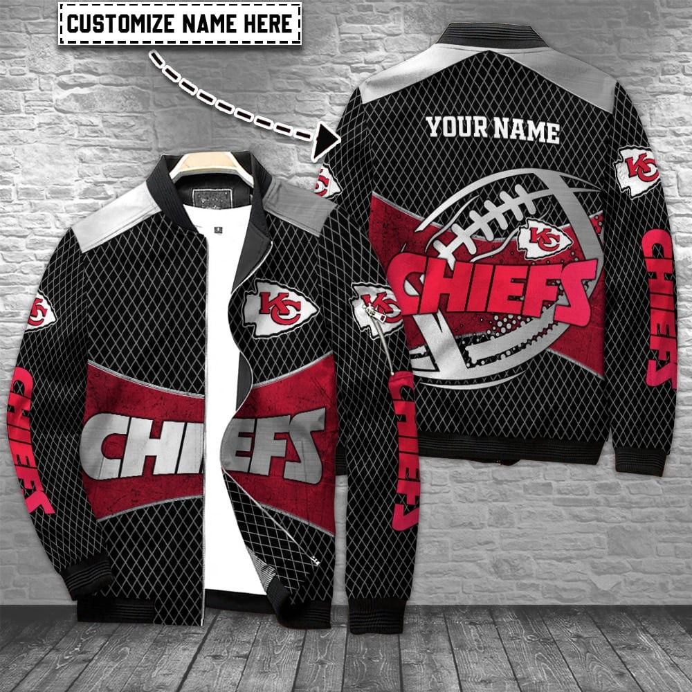 Kansas City Chiefs Personalized Bomber Jacket BG897