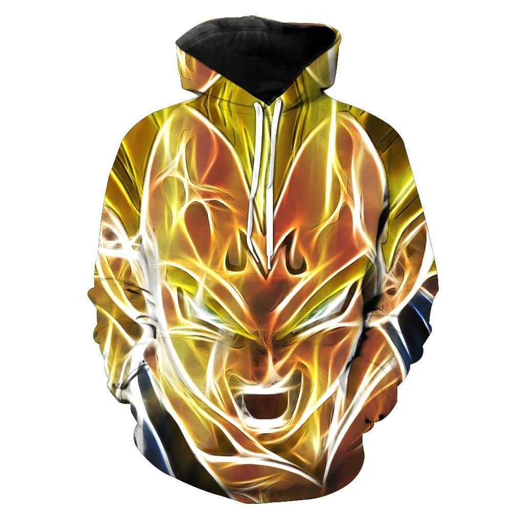 Super Saiyan Majin Vegeta Dragon Ball Z 3D All Over Print Hoodie & Zip Hoodie