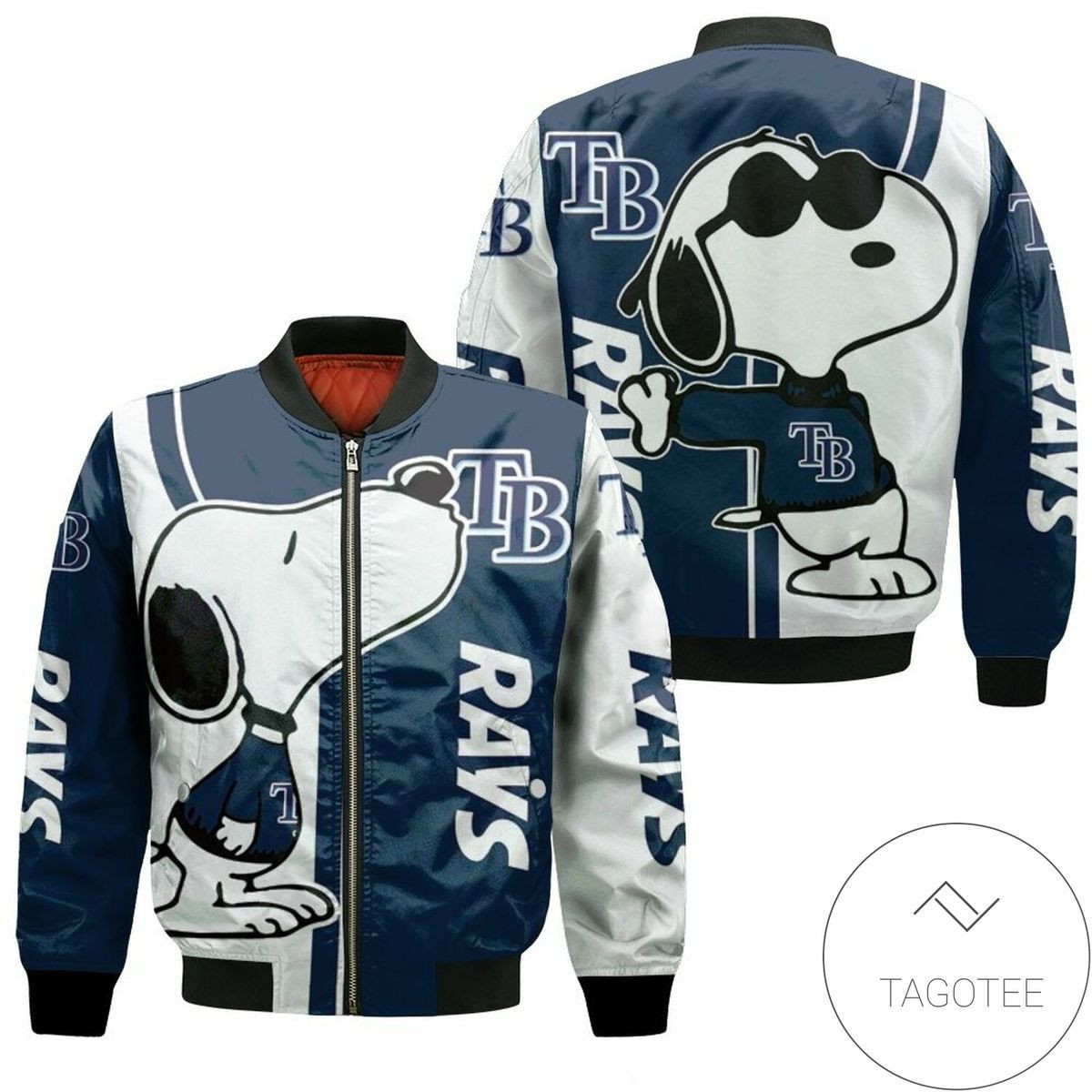 Tampa Bay Rays Snoopy Lover Bomber Jacket
