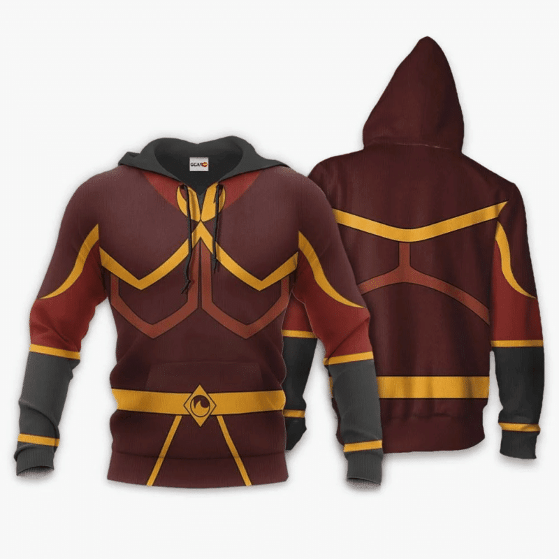 Avatar The Last Airbender Azula 3d Hoodie Zip Hoodie