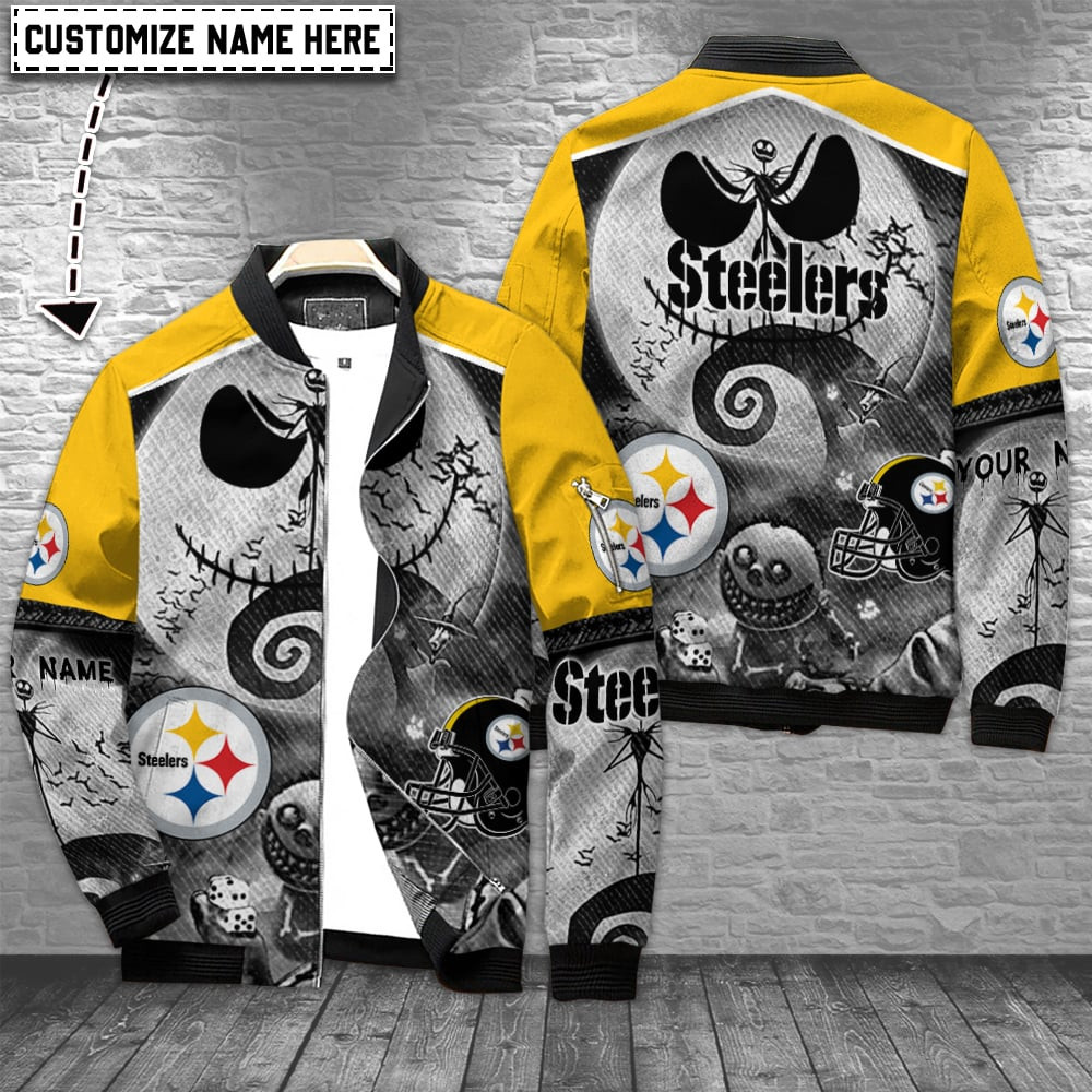 Pittsburgh Steelers Personalized Bomber Jacket BGBBJ950