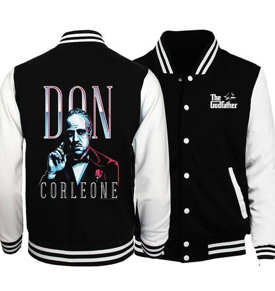 Don Corleone Godfather Baseball Jacket Sweatshirt