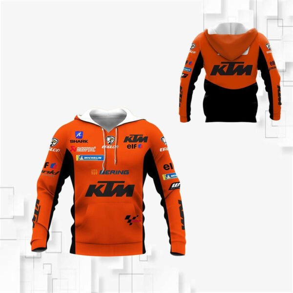 Ktm Racing Shirt 811, 3d Hoodie Zip Hoodie 282