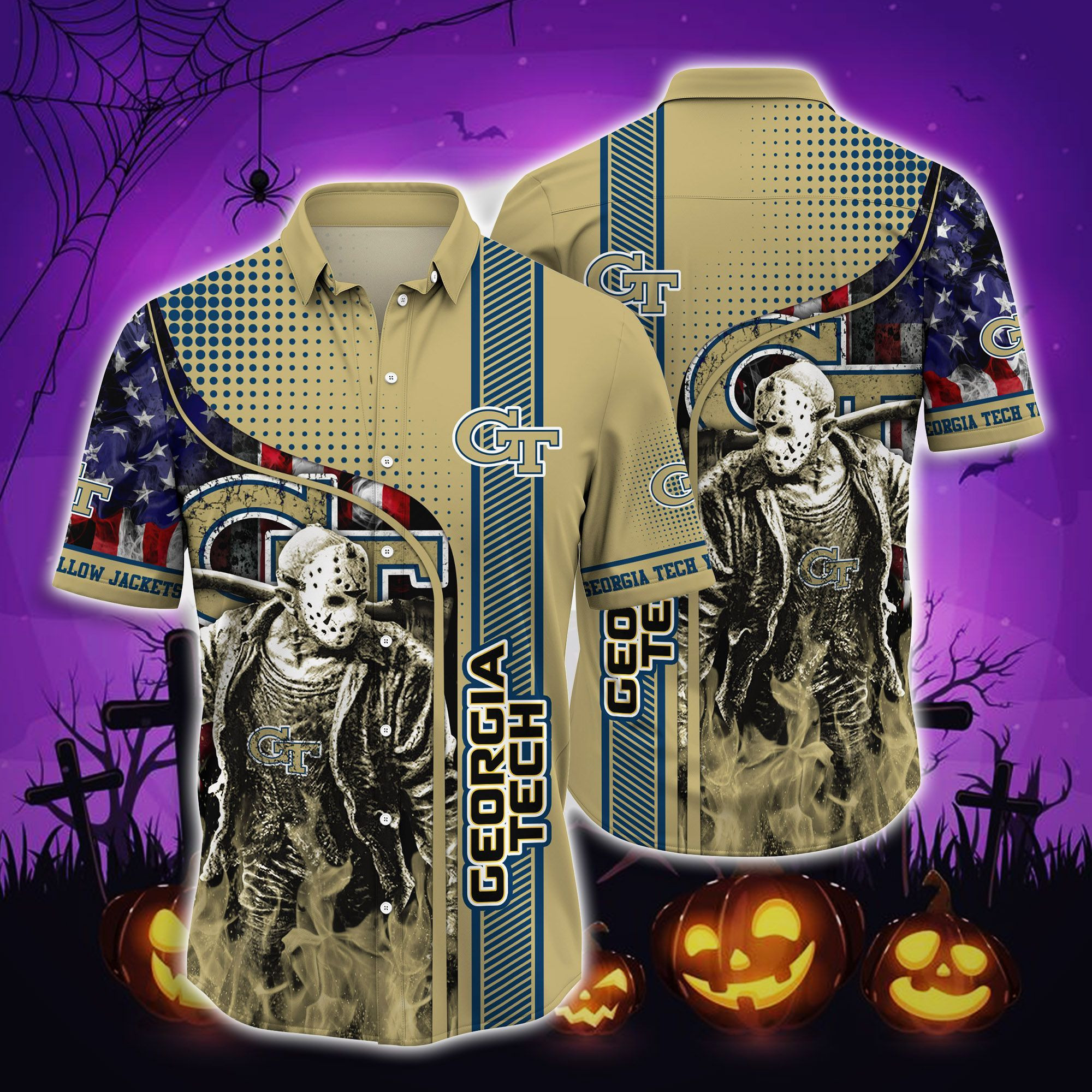 Georgia Tech Yellow Jackets 3-hawaii Style Hot Trending Nh3hts2