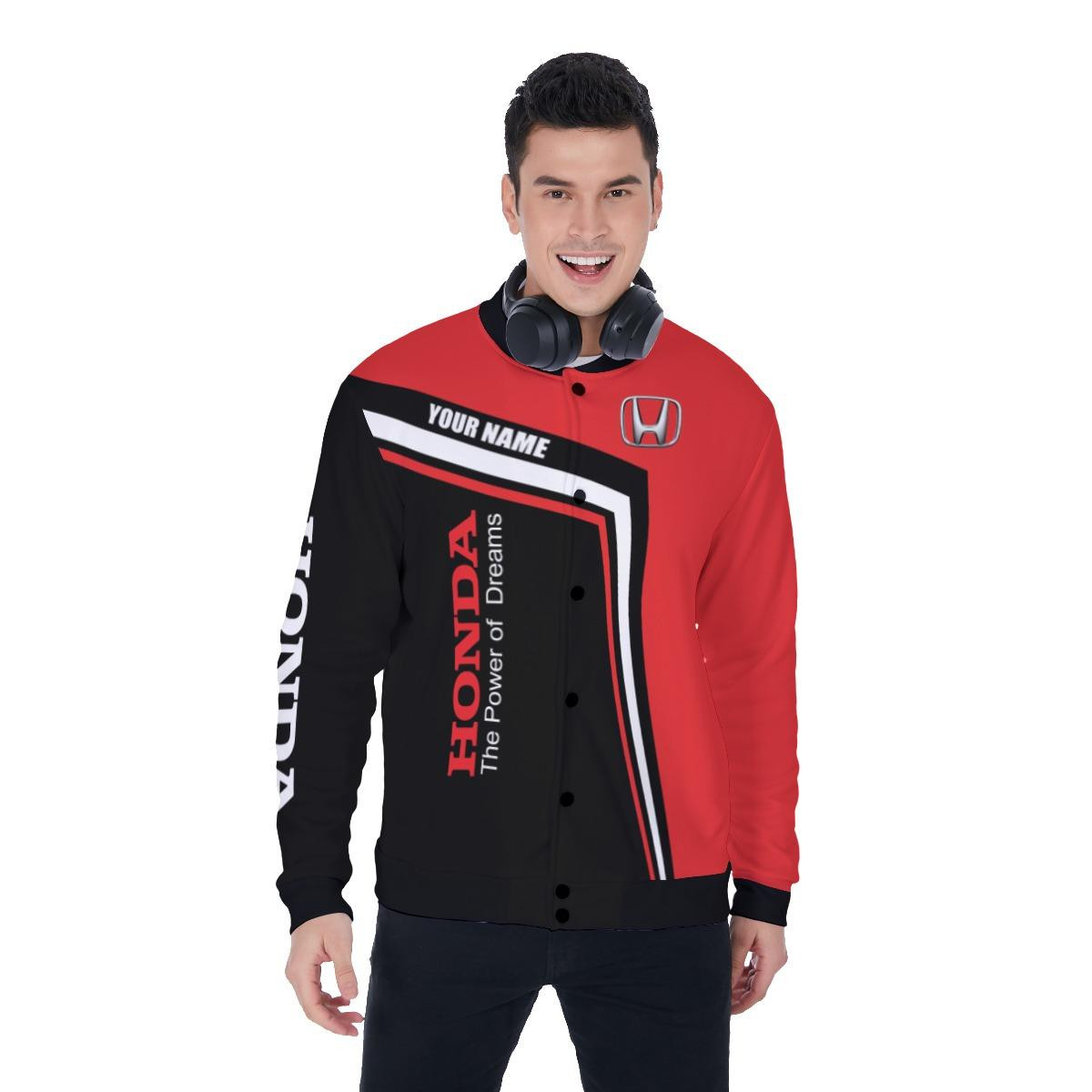 Honda Company Apparel, Honda Company Custom Baseball Jacket 69