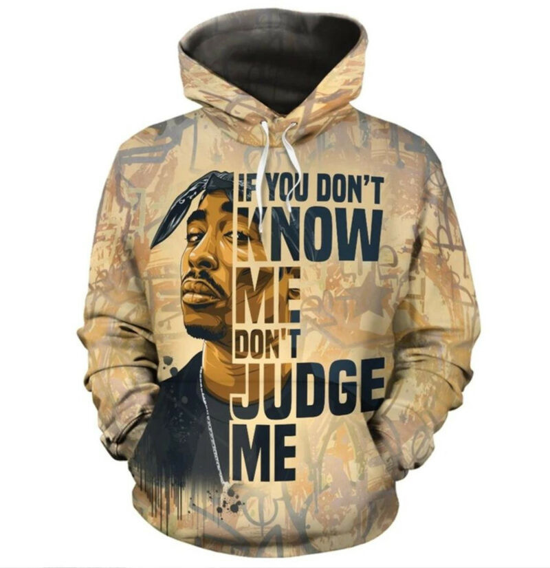 Tupac Shakur All-over Hoodie 3d 3d Hoodie Zip Hoodie