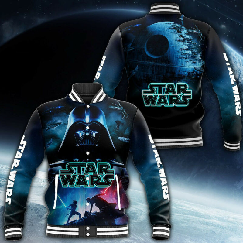 Star Wars All Over Print Baseball Jacket