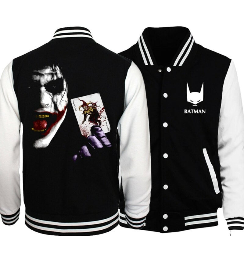 Superman Series Batman 2 Joker Jacket Hip Hop Plus Size Baseball Jackets