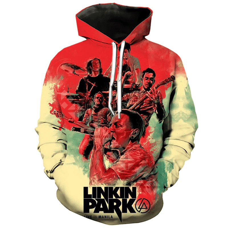 Rock Band Linkin Park 3d Hoodie Zip Hoodie