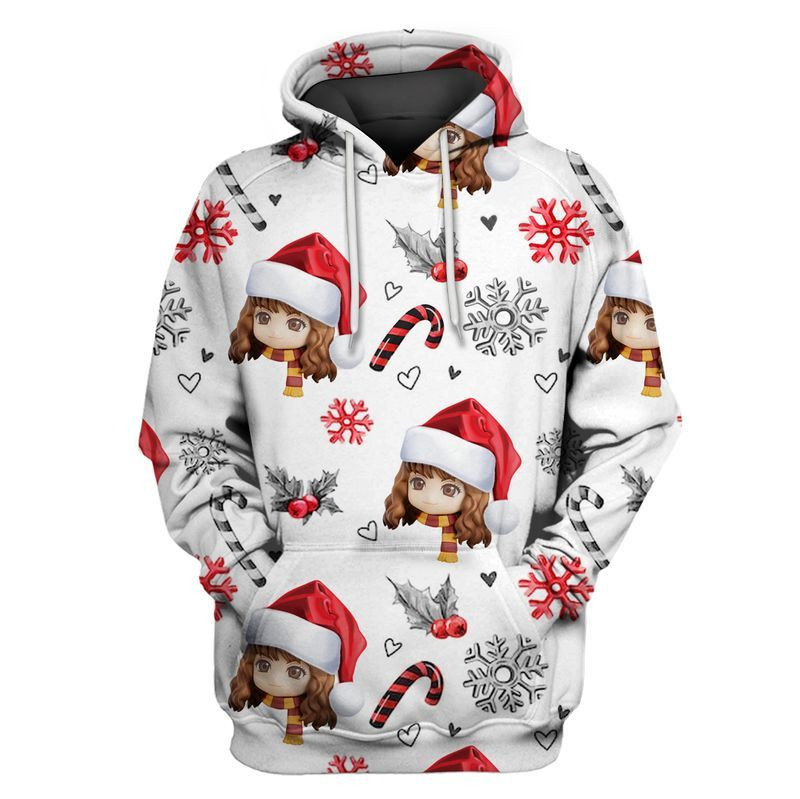 Hermione Harry Potter Over Print 3d Hoodie Zip Hoodie
